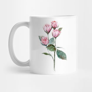 Pink Roses in Oil Paints Mug